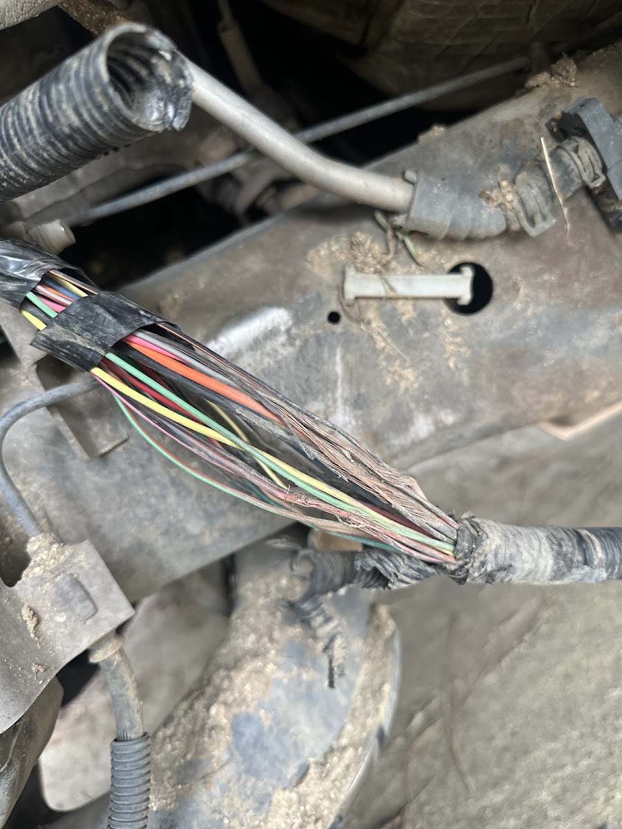 Wiring harness repair on a customer vehicle